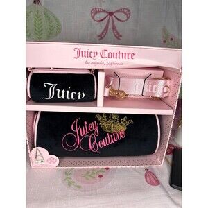Juicy Couture Heritage Barrel Bag Set - Black